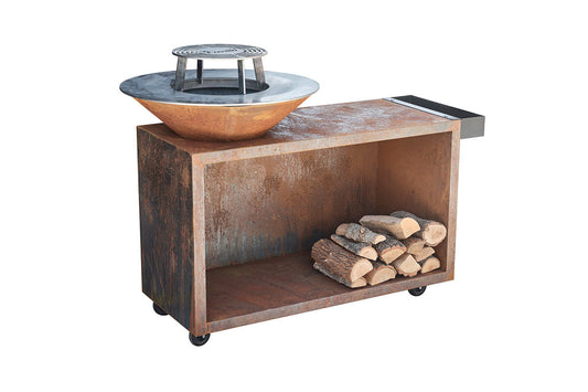 Flame Feuerschale mit Grillplatte