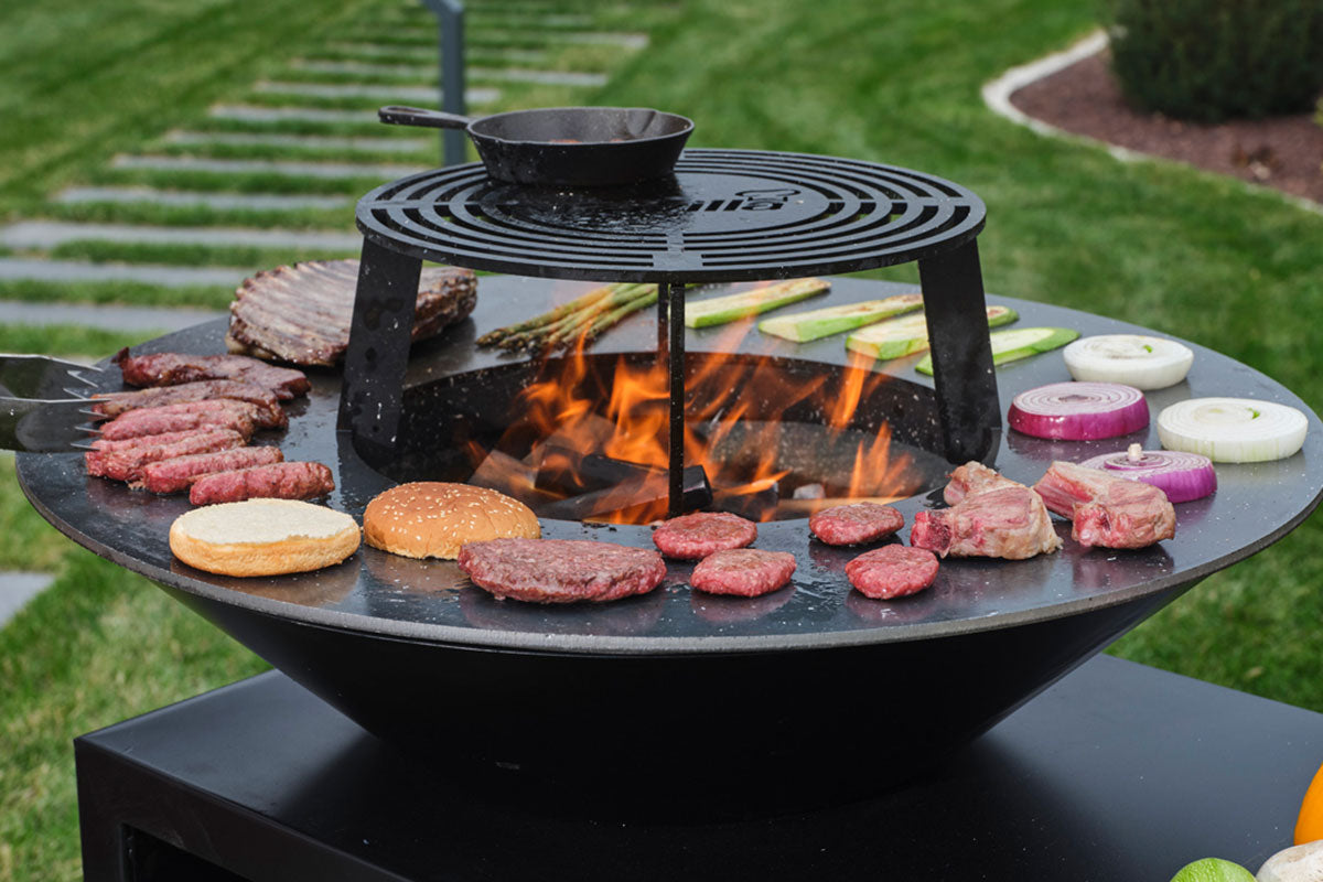 FLAME Feuerschale mit Grillplatte