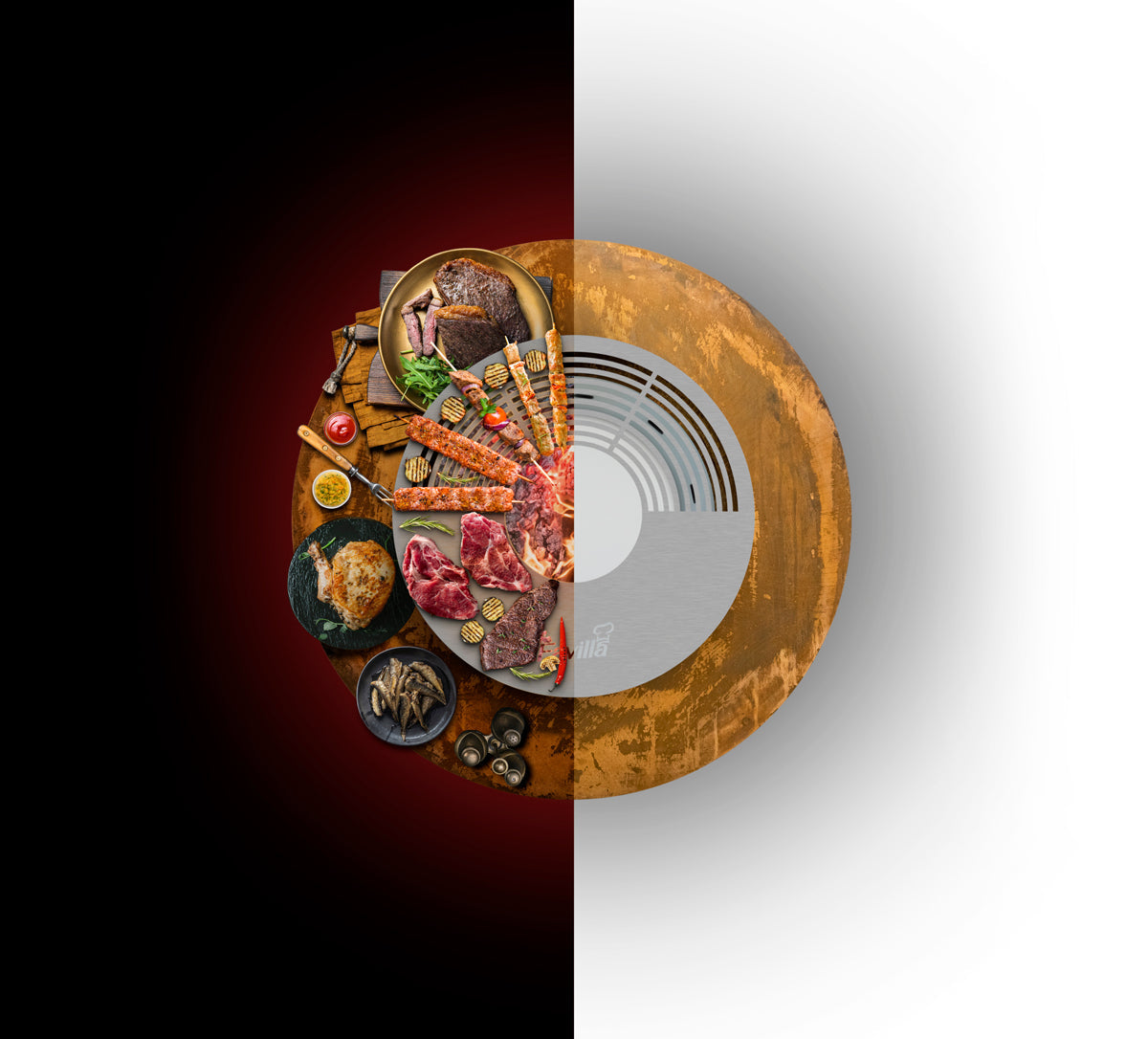 Sina Feuerschale mit Grill