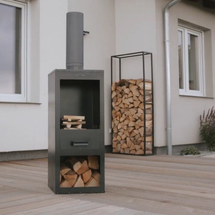 VULKAN – Outdoor Gartenofen für Feuerromantik im Freien